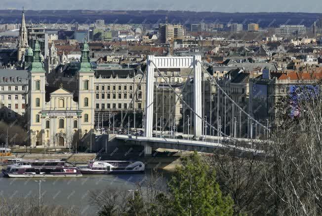 Városkép - Budapest - Az Erzsébet híd 