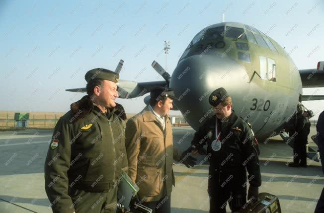 Katonai együttműködés - Nyitott égbolt - A C-130-as próbarepülés