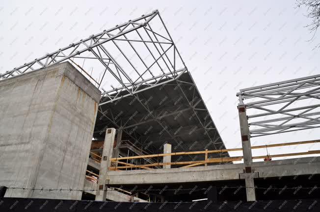 Sport - Budapest - Épül a Vasas új labdarúgó-stadionja