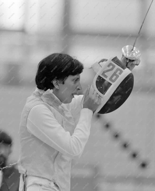 Sport - Olimpia, Moszkva -Női tőrvívás - Maros Magda