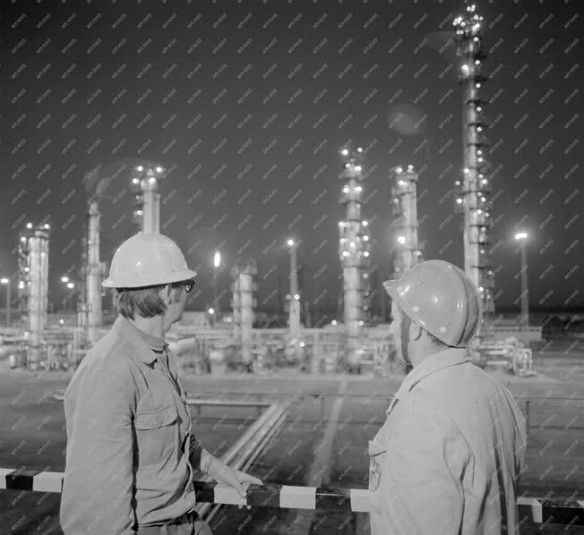 Ipar - Energiaipar - Az új gázfeldolgozó üzem látképe