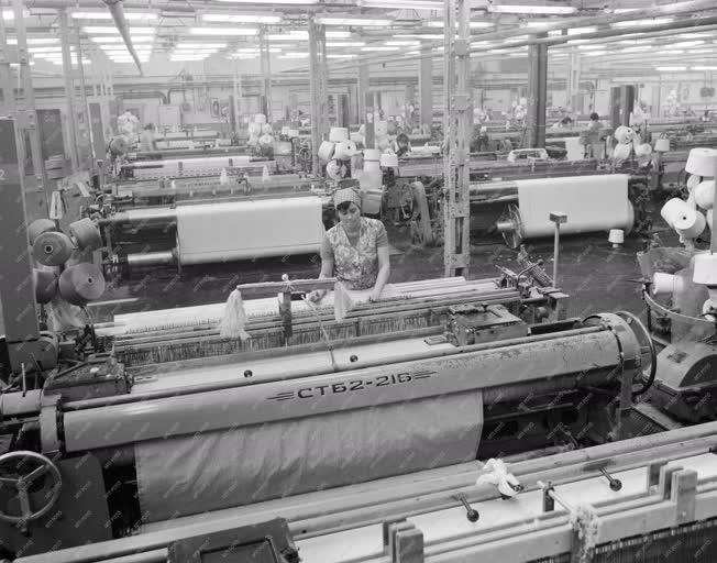 Ipar - Textilipar - A Buda-Flax szövödéjében