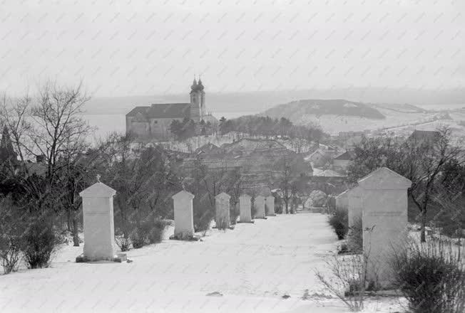 Táj, város - Téli Balaton