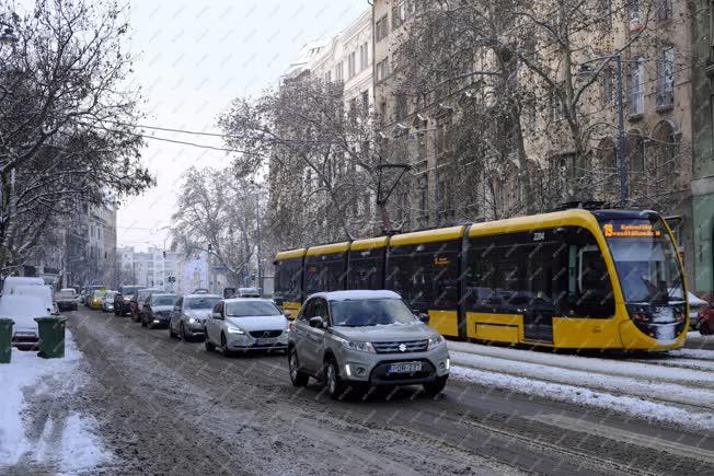 Városkép - Budapest - Havazás után