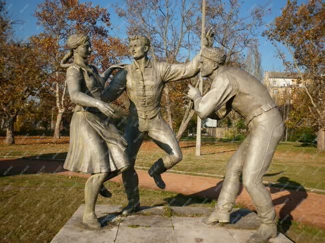 Budapest - Puskás Ferenc Stadion - Szoborpark