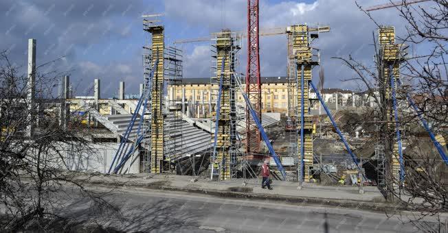 Építkezés - Budapest - Épül az MTK új stadionja