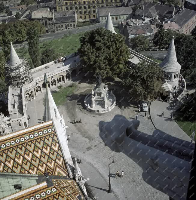 Városkép - Budapest - Kilátás a Mátyás-templom tornyából
