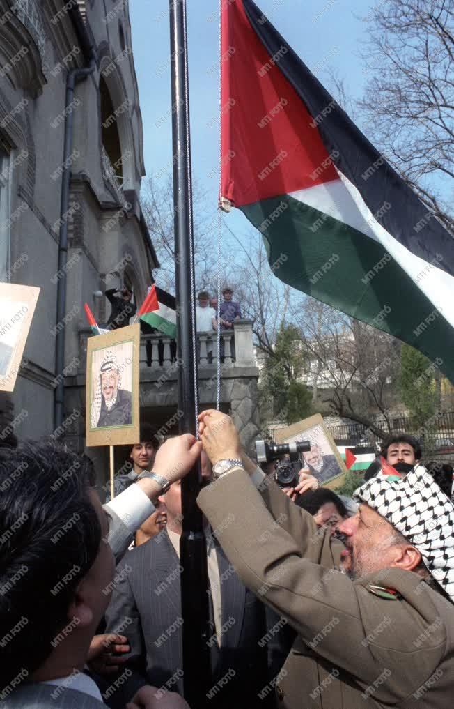 Diplomácia - palesztin nagykövetség avatás Budapesten
