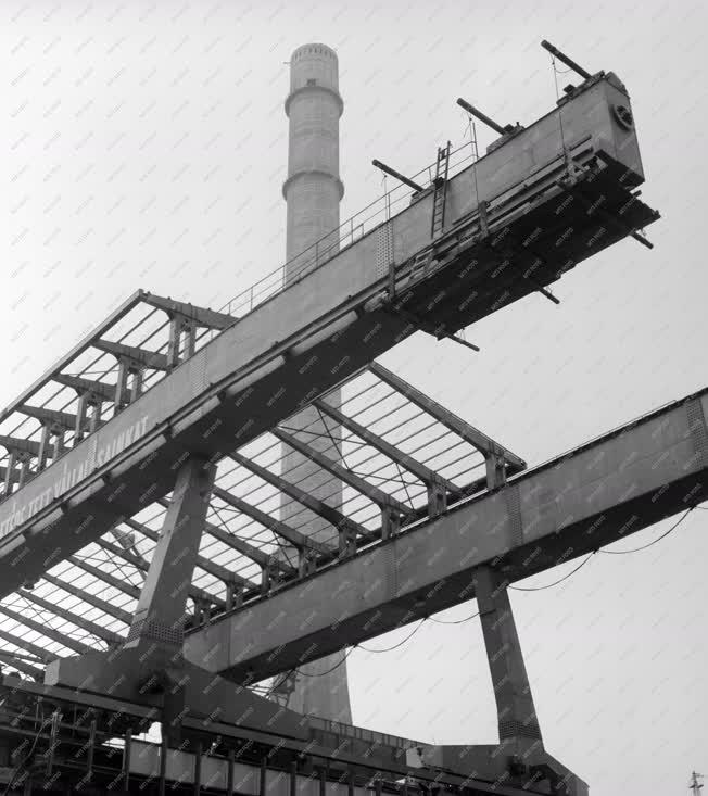 Ipar - A Tiszai Hőerőmű építése