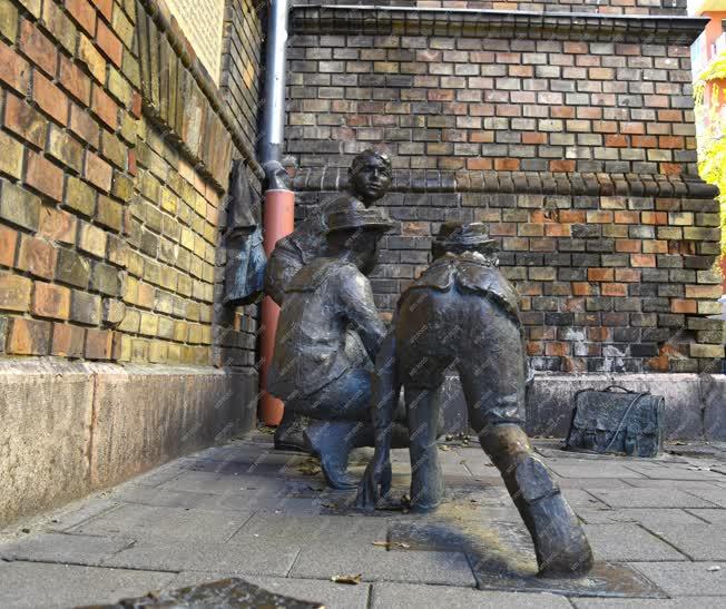 Köztéri szobor - Budapest - Pál utcai fiúk szobra