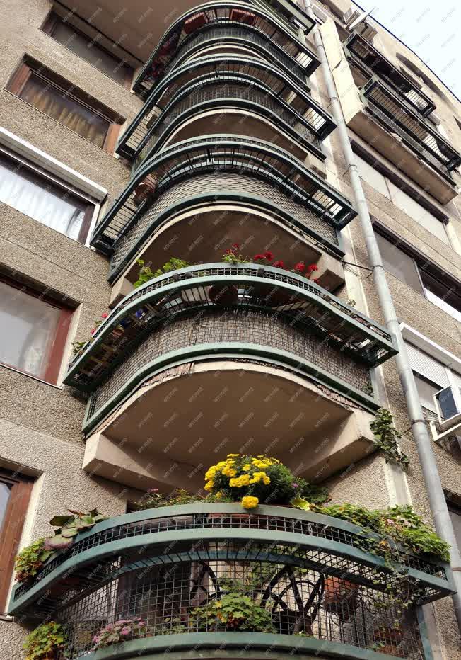 Városkép - Budapest - Káposztásmegyeri lakóépületek