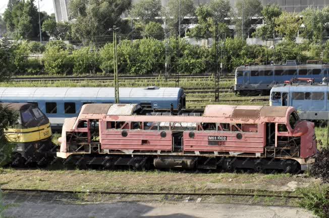 Közlekedés - Budapest - Régi mozdony