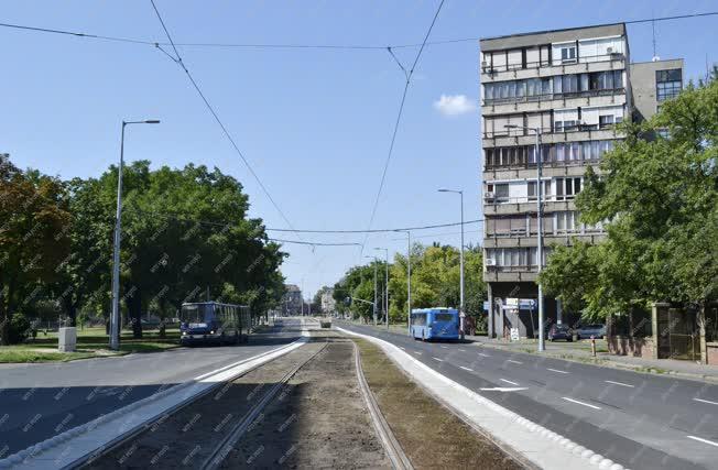 Felújítás - Budapest - Villamosvonal felújítása Kőbányán