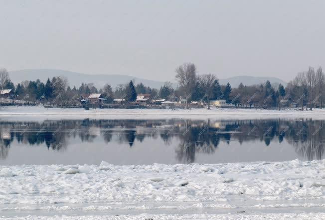 Természet - Zebegény - Jeges Duna