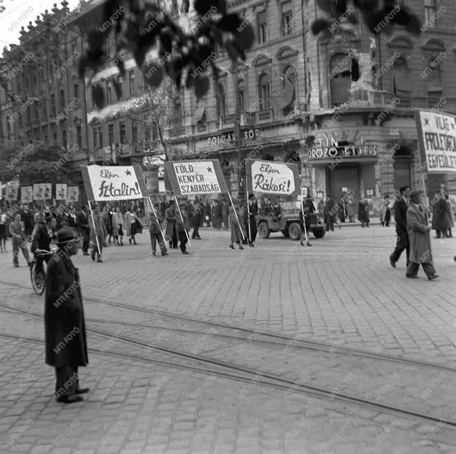 Ünnep - Május 1-je Budapesten