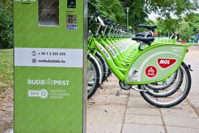 Közlekedés - Budapest - MOL Bubi közbringarendszer 