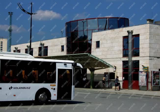 Közlekedés - Budapest - Az Etele téri autóbusz pályaudvar 
