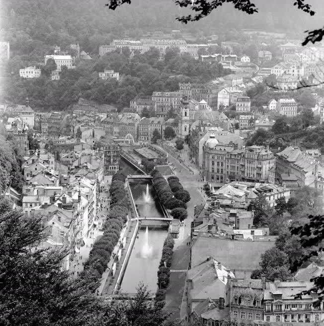 Városkép - Csehszlovákia - Karlovy Vary