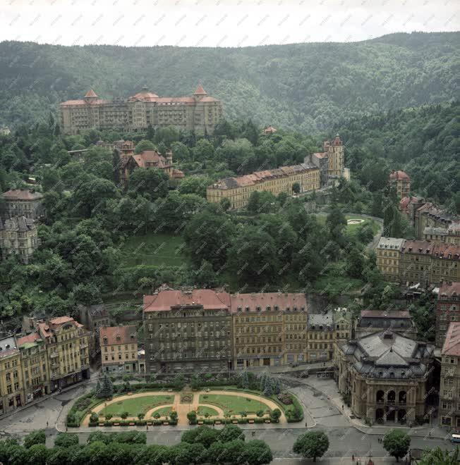 Városkép - Csehszlovákia - Karlovy Vary