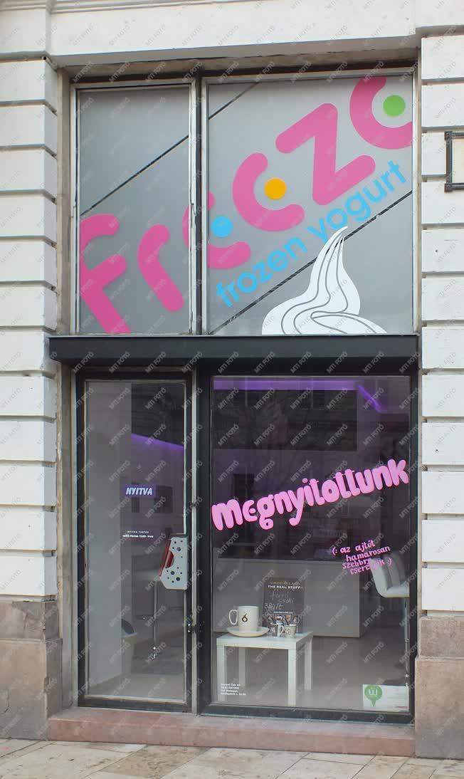 Vendéglátás - Budapest - A Freeze Frozen Yoghurt bolt