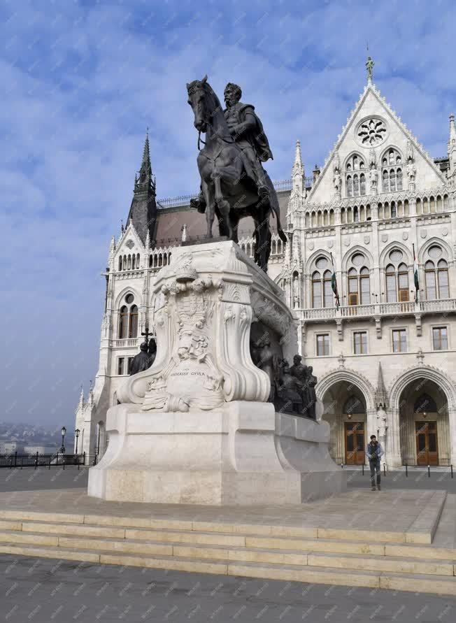 Városkép - Budapest - Gróf Andrássy Gyula szobra