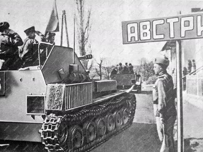 II. világháború - Szovjetek Ausztria határán