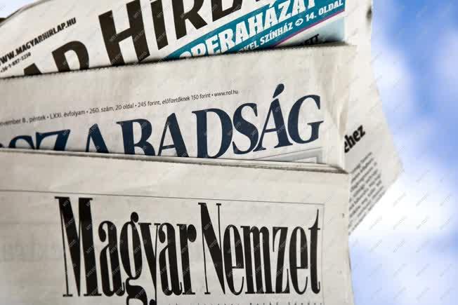 Média - Budapest - Országos napilapok