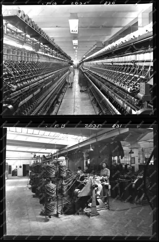 Ipar - Textilipar - Győri Gyapjúfonó és Szövőgyár