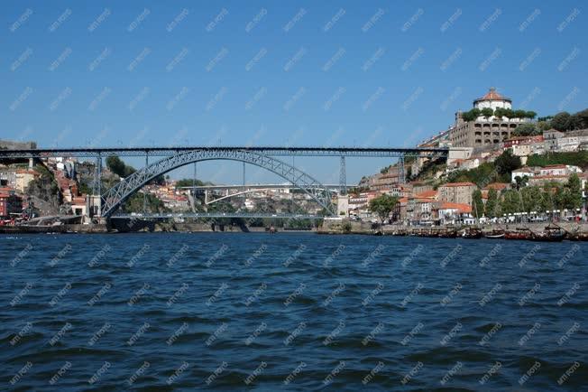Portugália - Porto - I. Lajos király híd