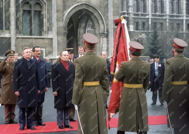 Külpolitika - Mitterrand Budapesten