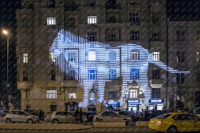 Városkép - Budapest - Fényfestés 