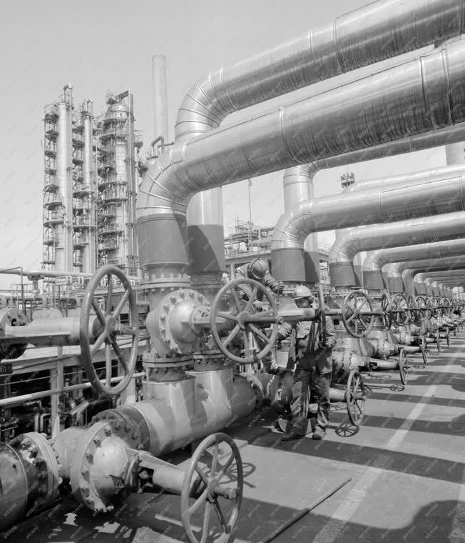 Ipar - A Barátság II. kőolajvezeték beérkező szakasza