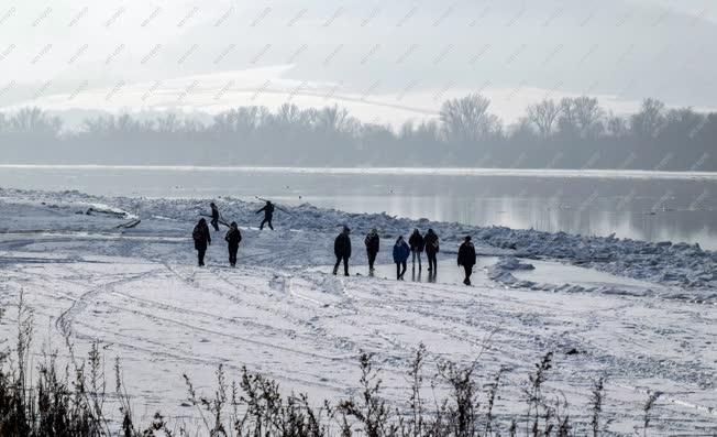 Természet - Zebegény - Jeges Duna