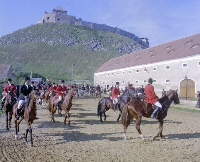 Sport - Vadászlovaglás a sümegi vár környékén