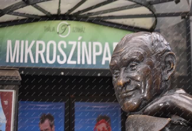 Városkép - Budapest - Hofi-szobor