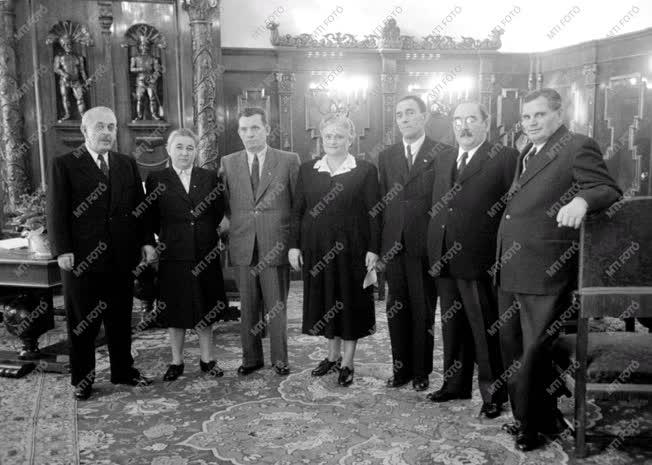 Belpolitika - Kormánytagok 1950 végén