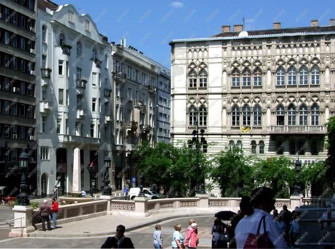 Városkép - Budapest - A Szent István tér részlete