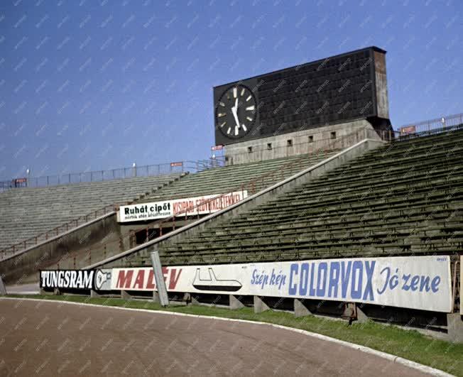 Reklám - Hirdetések a Népstadionban