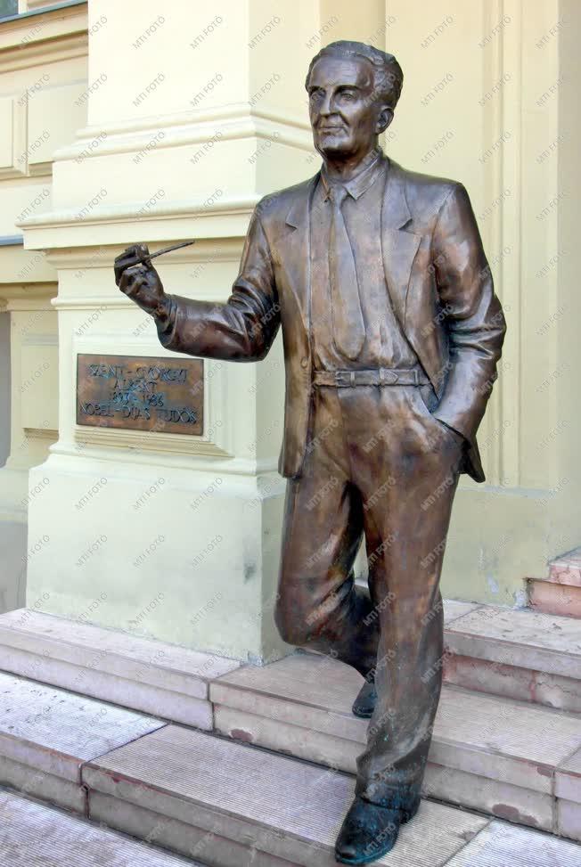 Műalkotás - Szeged - Szent-Györgyi Albert-szobor