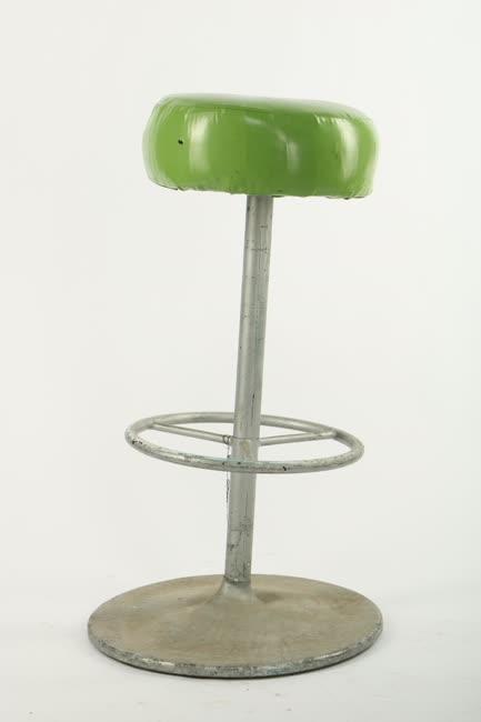 Zöld ülőkés bárszék