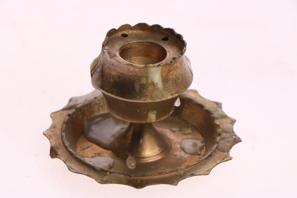 Réz pici gyertyatartó