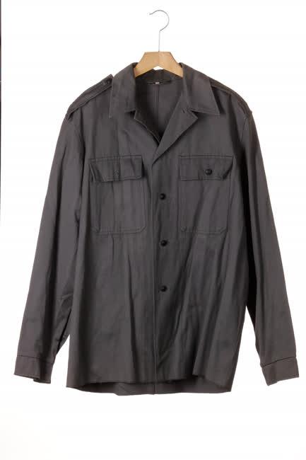 Szürke vászon munkásőr felső és nadrág