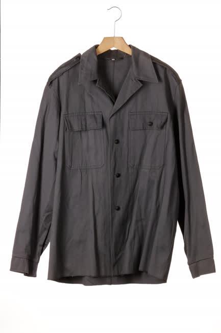 Szürke vászon munkásőr felső és nadrág