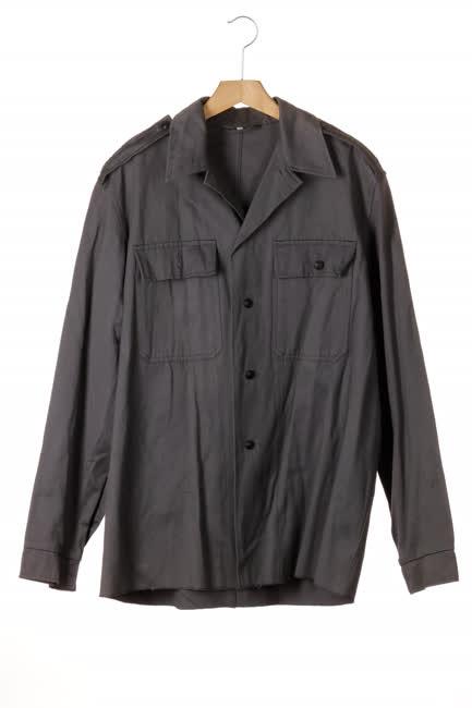 Szürke vászon munkásőr felső és nadrág