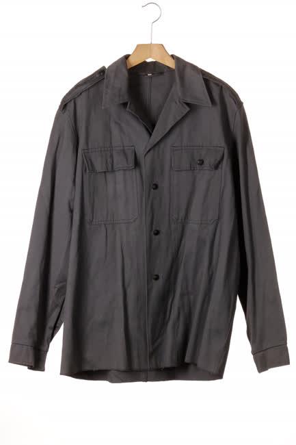 Szürke vászon gyakorló felső és nadrág