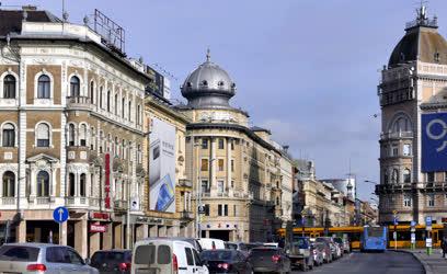 Városkép - Budapest -  A Rákóczi út épületei