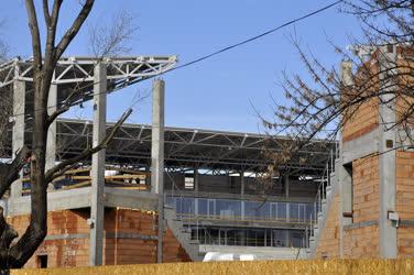 Sport - Budapest - Épül a Vasas új labdarúgó-stadionja