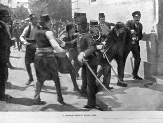 Történelem - Gavrilo Princip letartóztatása