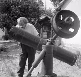 Tudomány - Bagó Lajos saját gyártmányú csillagvizsgálója