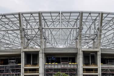 Építőipar - Budapest - Épül az új Puskás Stadion